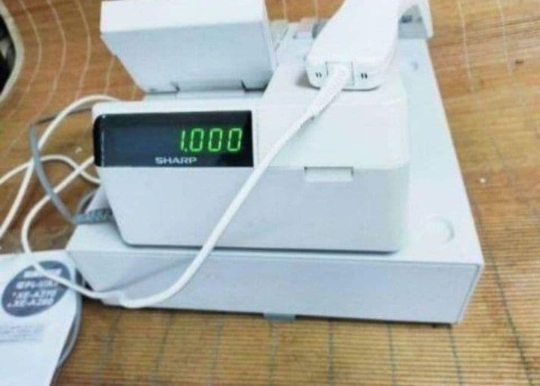 シャープレジスターXE-A280　PC連携　スキャナ付き　111395