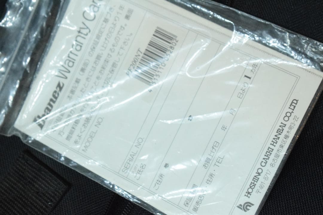 Ibanez PF200NT アコースティックギター ケース付