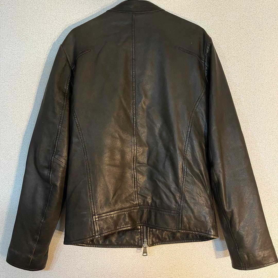 REHARD 羊革ライダースジャケット シングル 本革