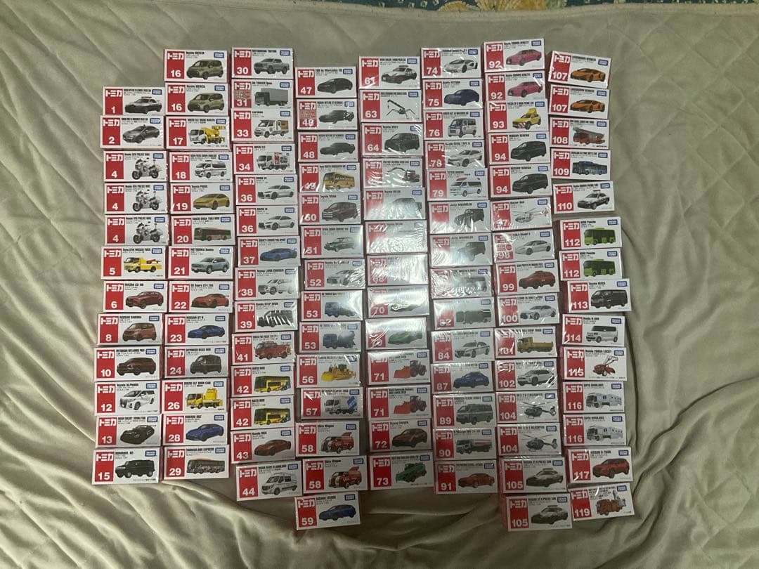 トミカ ミニカー 109個セット