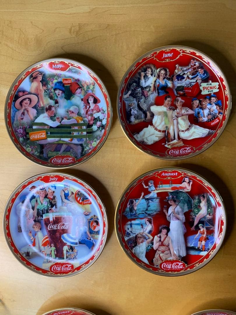 【永見】コカコーラオフィシャルプレートのカレンダー