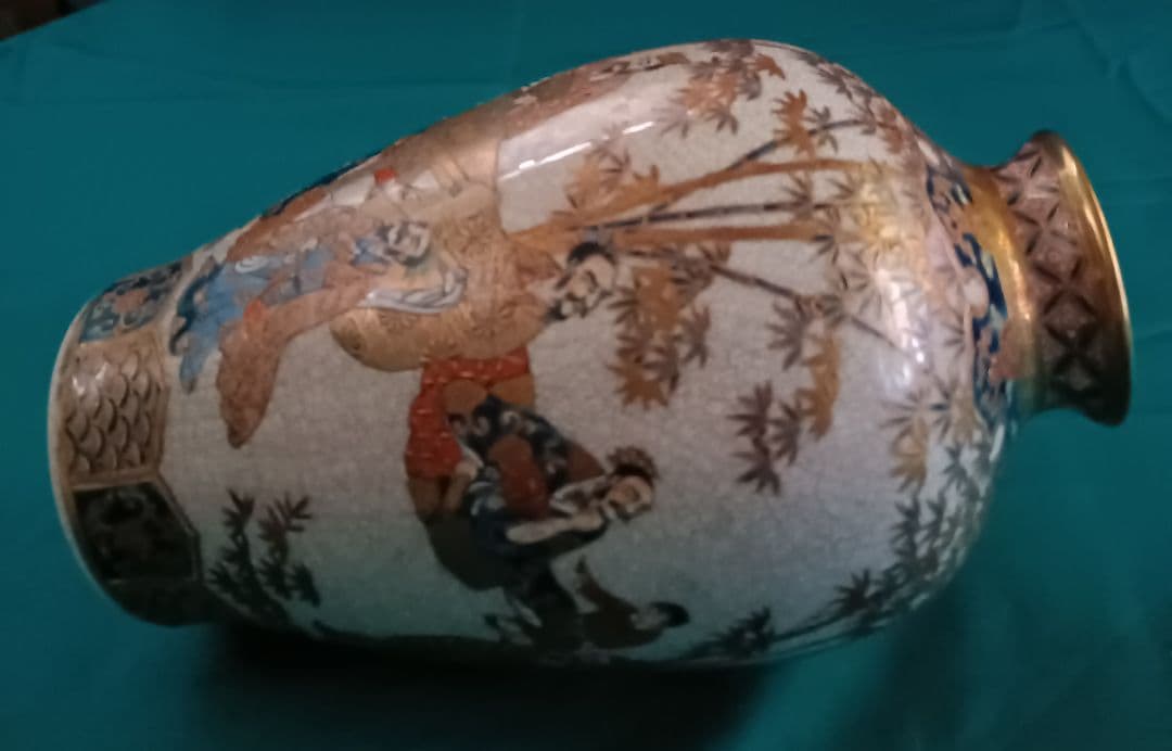 薩摩焼【献上薩摩焼人物図　七賢人図】