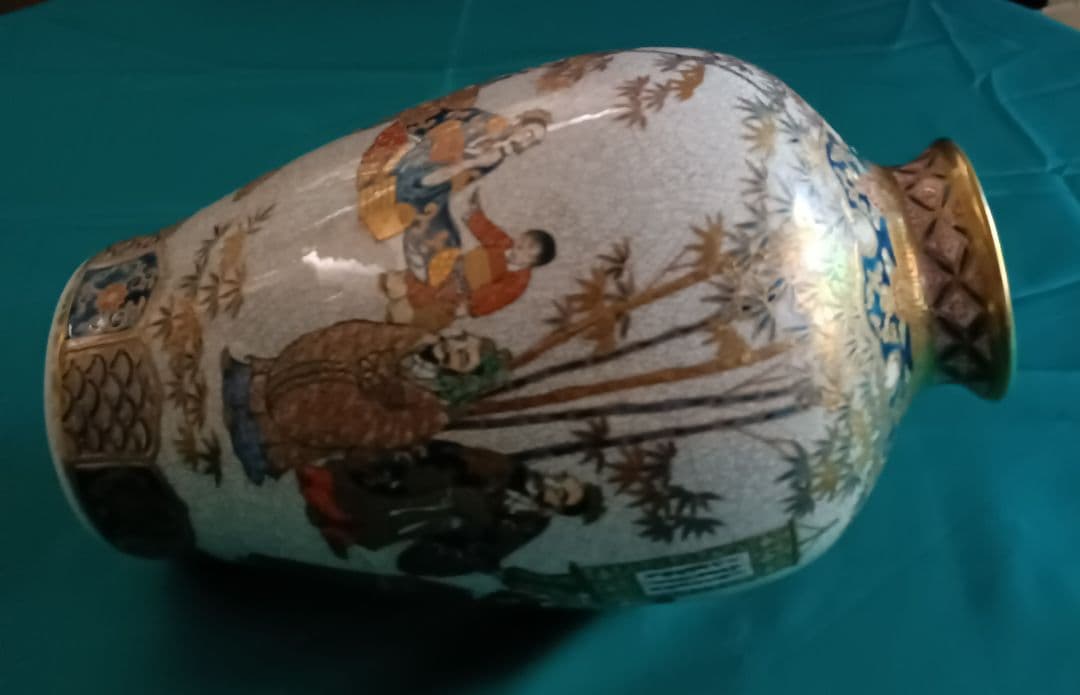 薩摩焼【献上薩摩焼人物図　七賢人図】