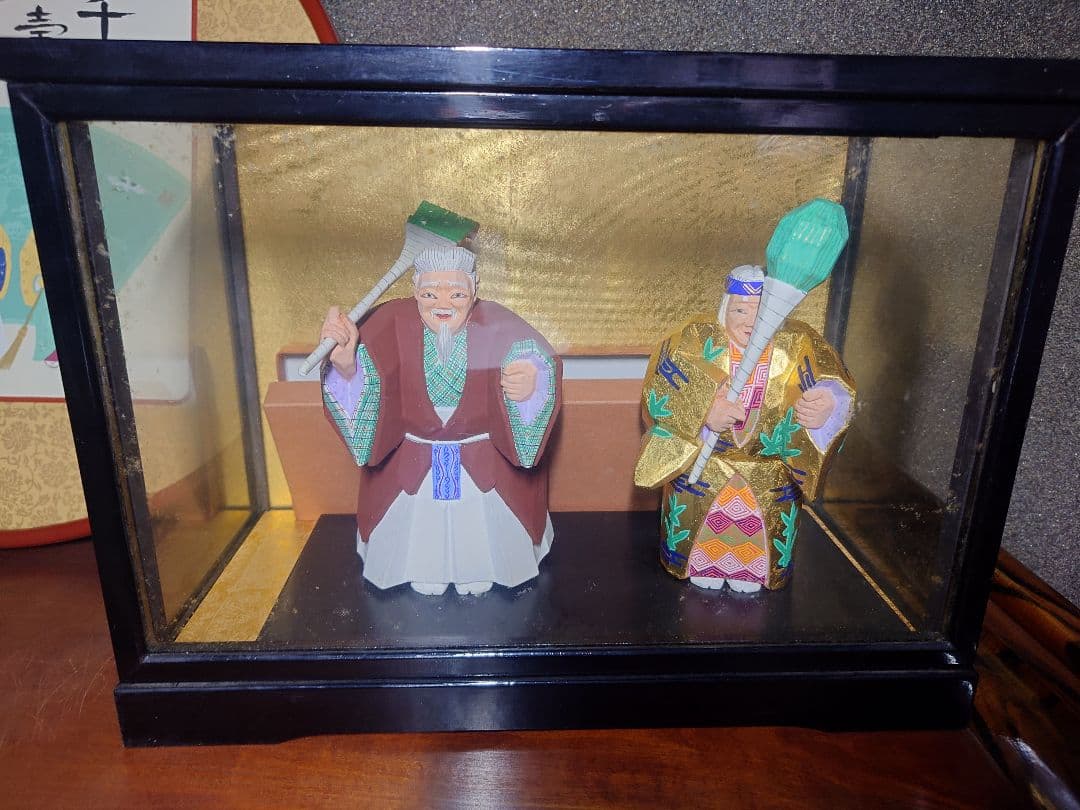 伝統的な日本人形 2体セット