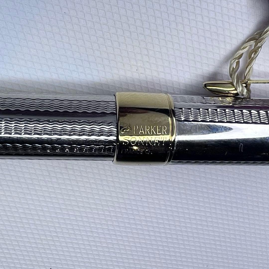 PARKER パーカー ソネットボールペン Silver plated