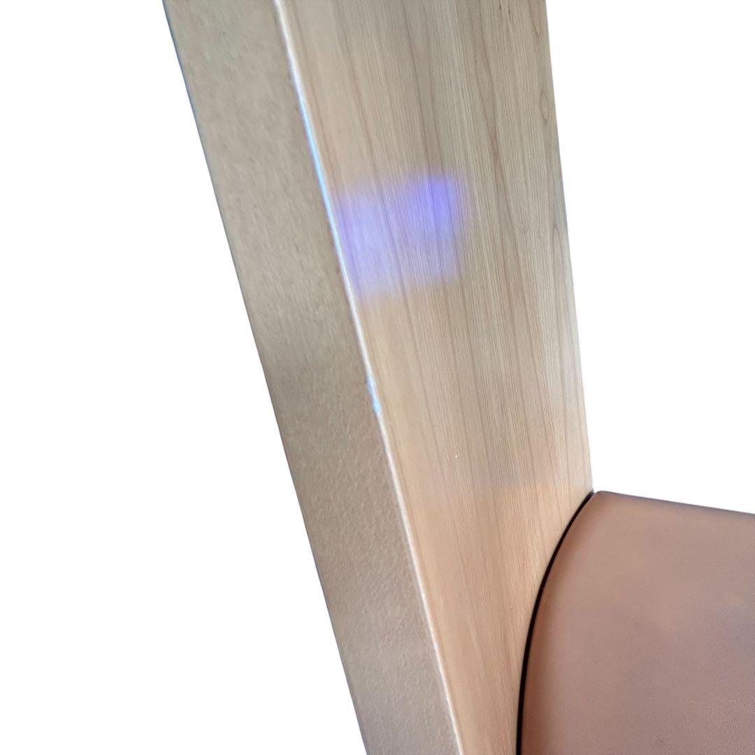 NCalligarisカリガリスダイニングチェア1脚 暖かい木目本革タン