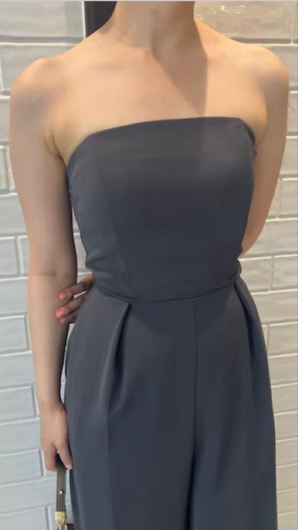 ☆新品☆LAGUNAMOON 人気のチャコールグレーパンツドレス　ラグナムーン