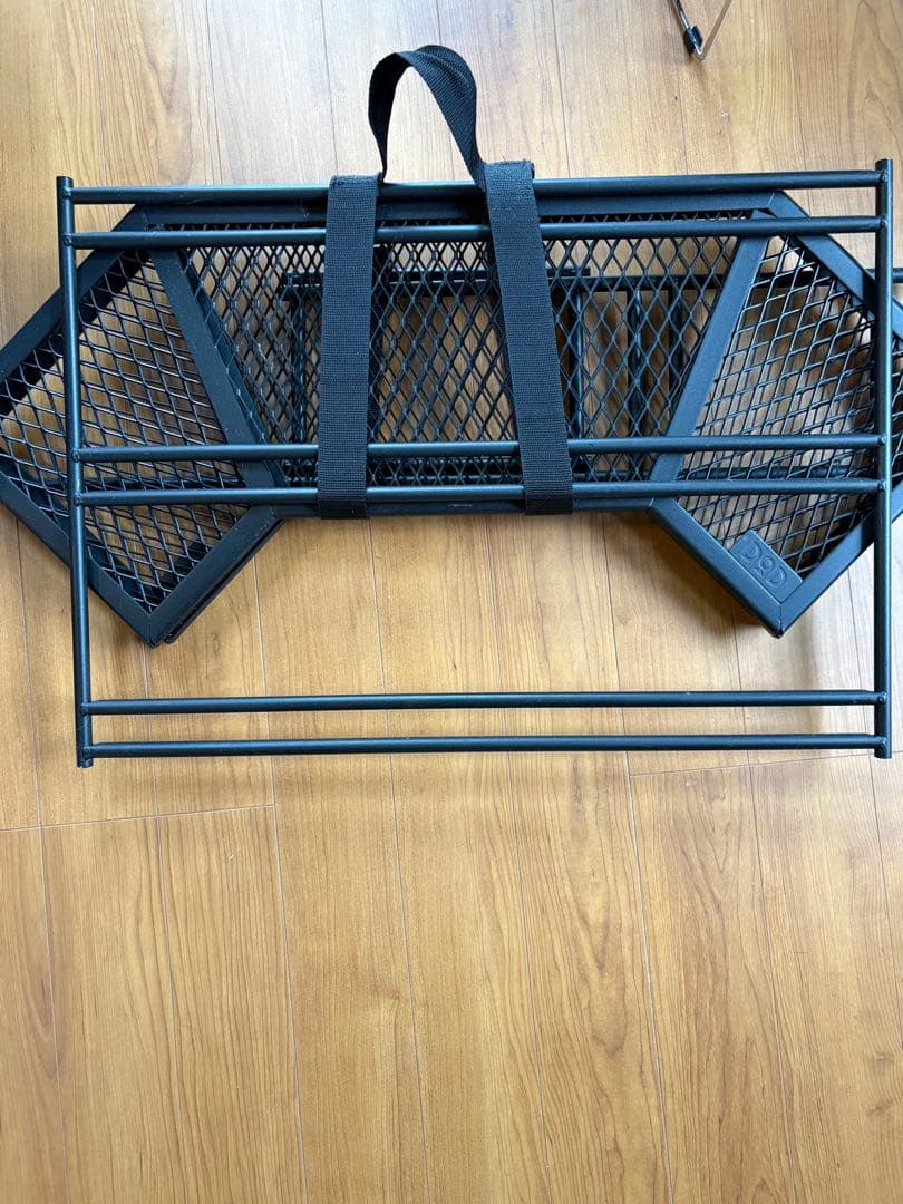 DOD コーナー型　メッシュテーブル　　アイアン