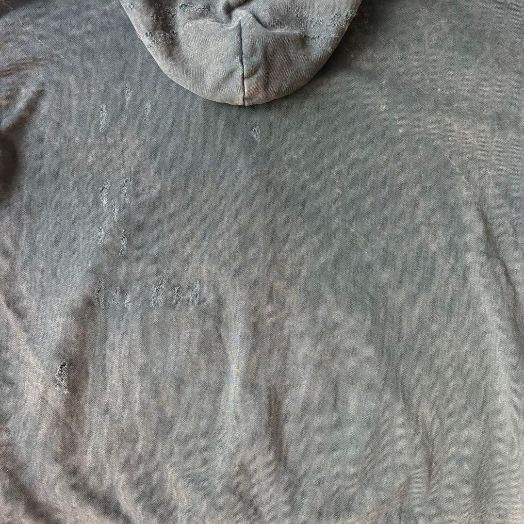 DIESEL Destroy Zip up Hoodie ダメージ パーカー L