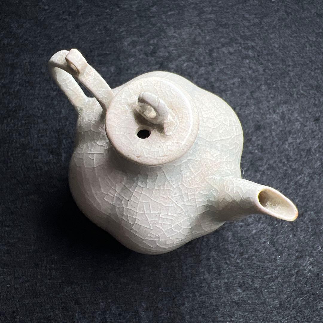 中国宋時代　青白磁急須　幅約5.5㎝　東Y7-1208☆2F