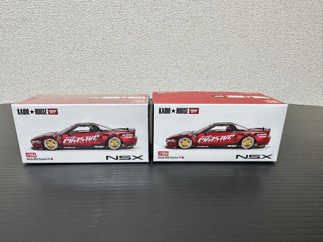 MINI GT 街道ハウス NSX V1 チェイス 未開封 2台セット