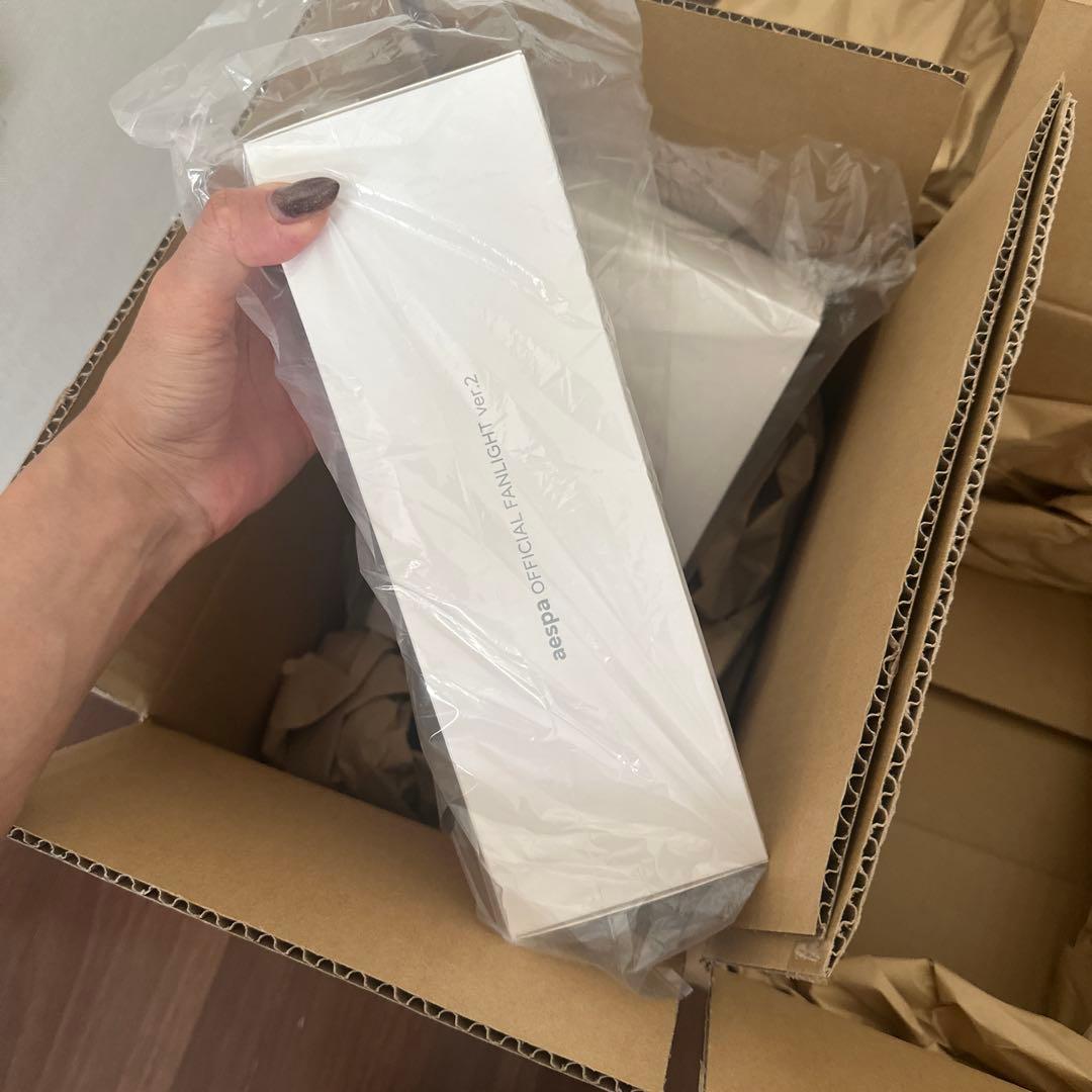 【即日発送・未開封新品】aespa ペンライト ver.2 公式　2本セット