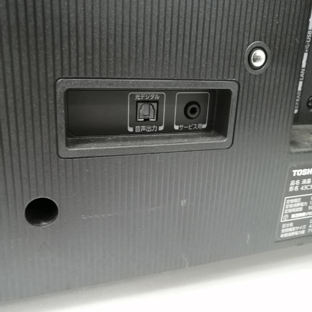 TOSHIBA テレビ 43c350x