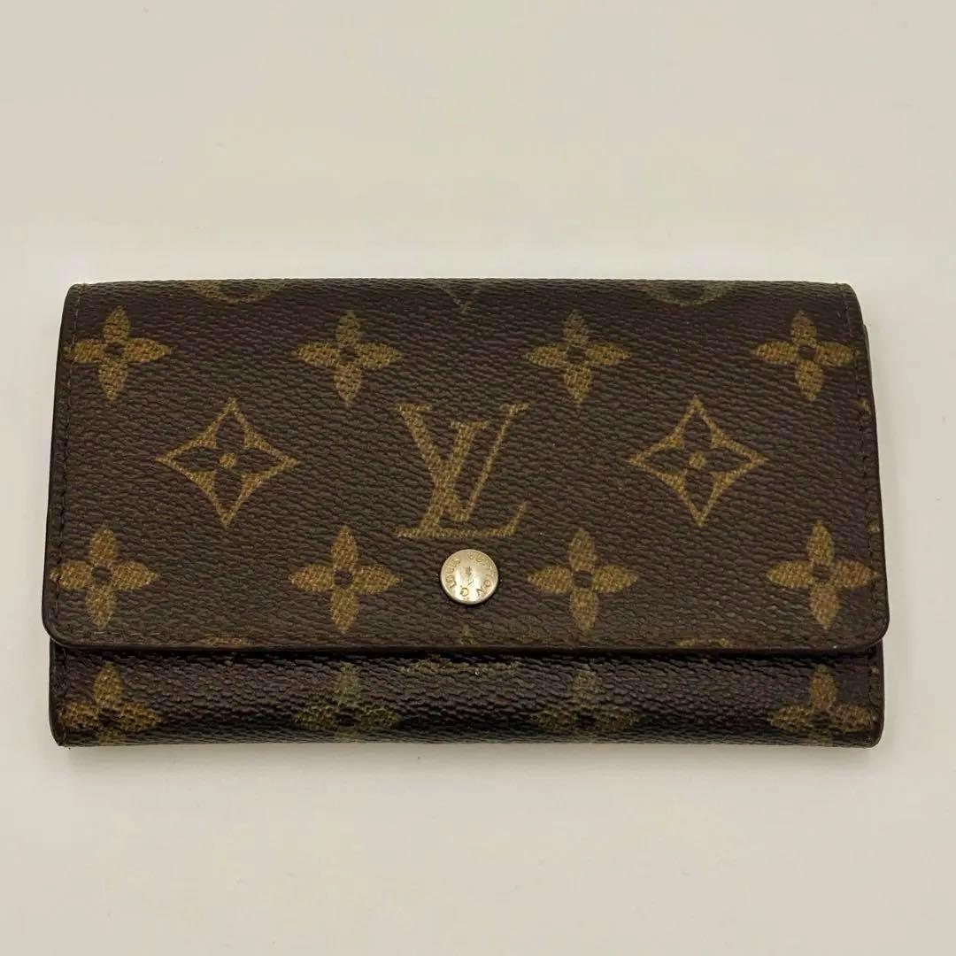 希少LOUIS VUITTONモノグラム ケース　ポルトモネジップ　財布