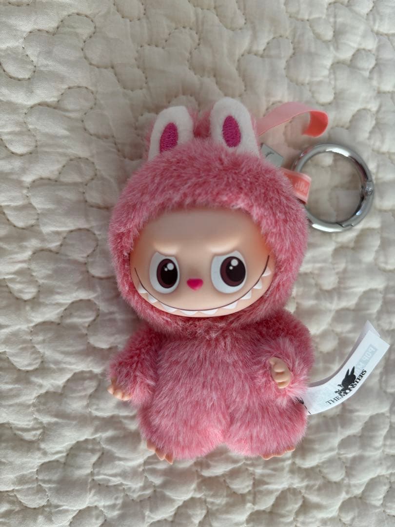 ラブブ　PIN FOR LOVE イニシャル♡ ハート　シークレット　ピンク