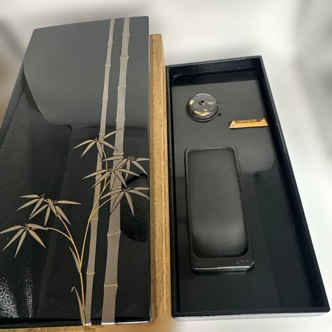 硯箱，文箱，漆器，美術品，工芸品，骨董，アンティーク，輪島塗 文箱 蒔絵