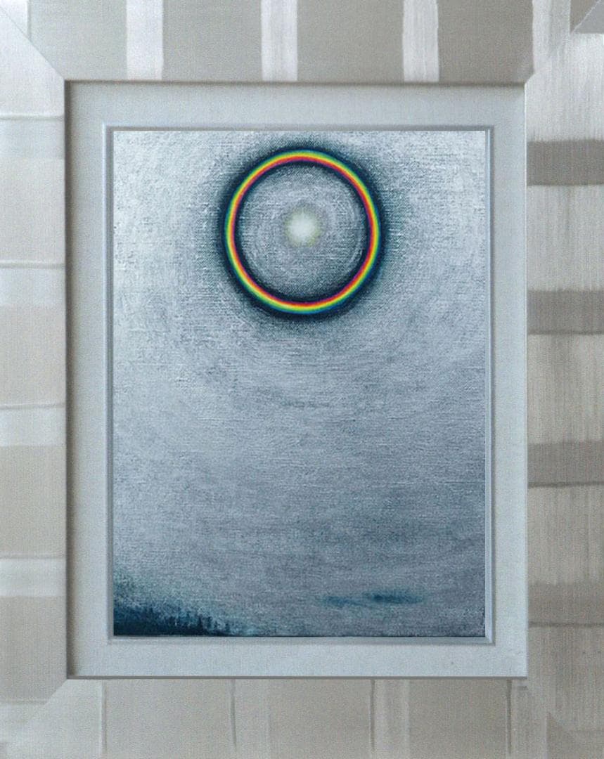 油絵 菅家令子 絵 絵画インテリア F3-S102023 風景 祈り 希望 奇跡