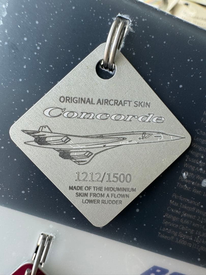 Airlinertags クラシックセット B747 A380 コンコルド