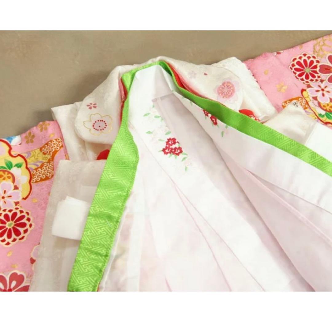 美品♡七五三 着物セット3歳 絹100％ 正絹 京都花ひめブランド フルセット