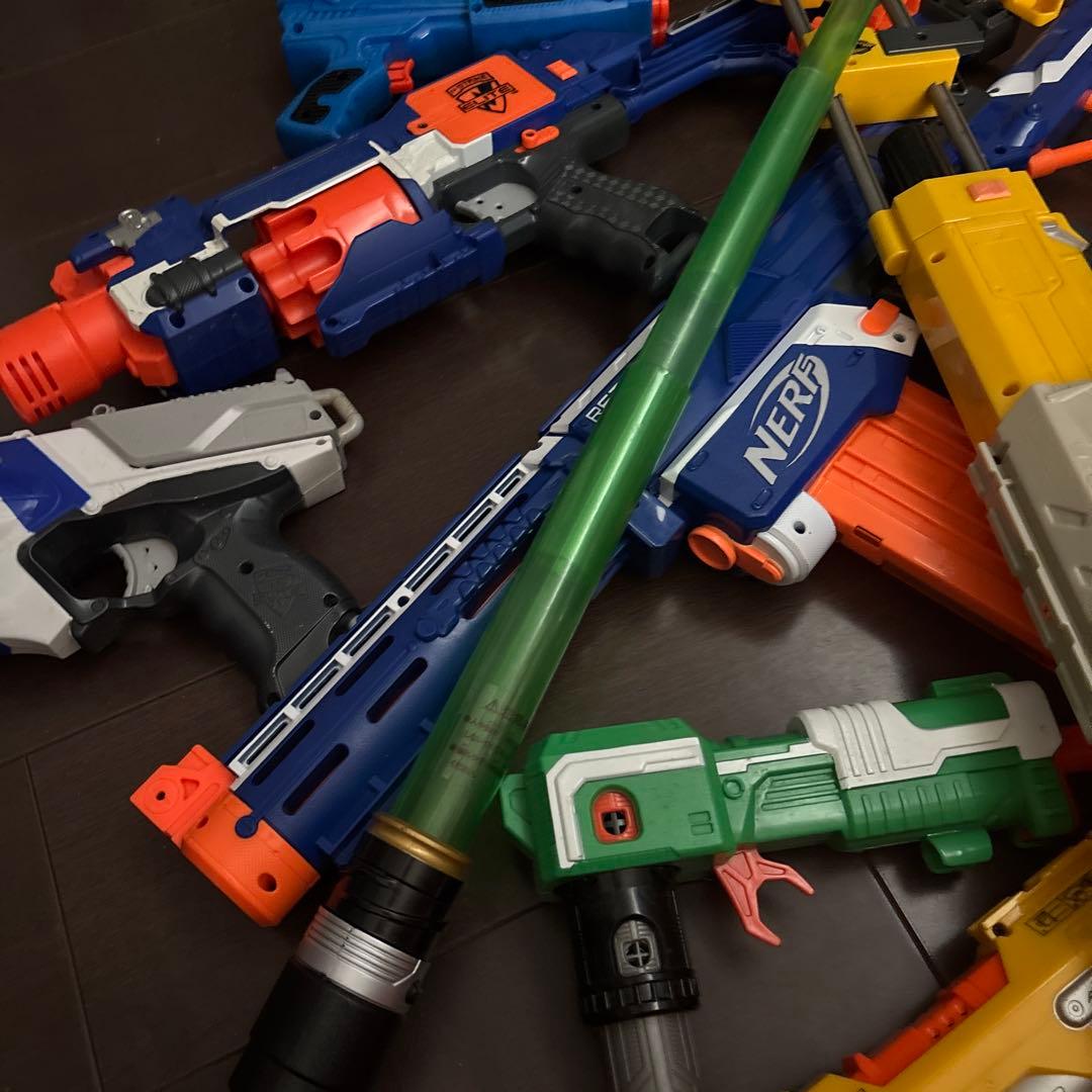 NERF ナーフ　セット　8丁+おまけ1丁　弾付き