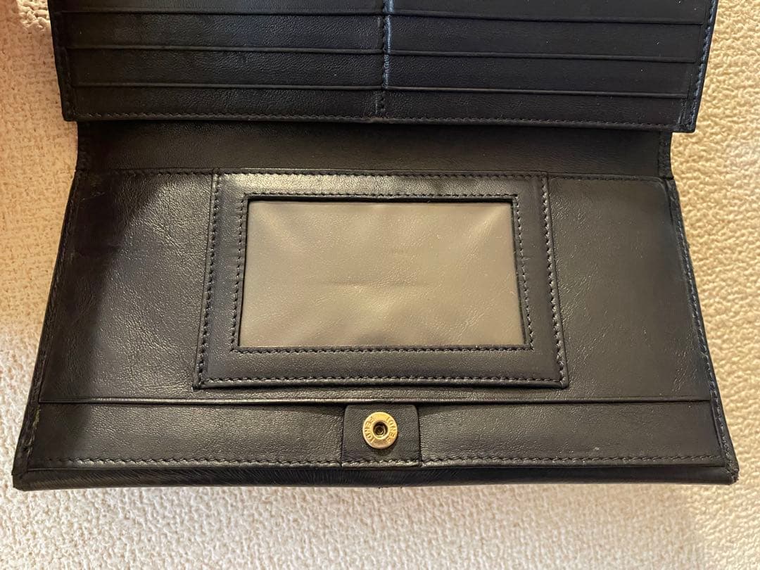 FENDI 二つ折り財布 ネイビー 手帳カバー