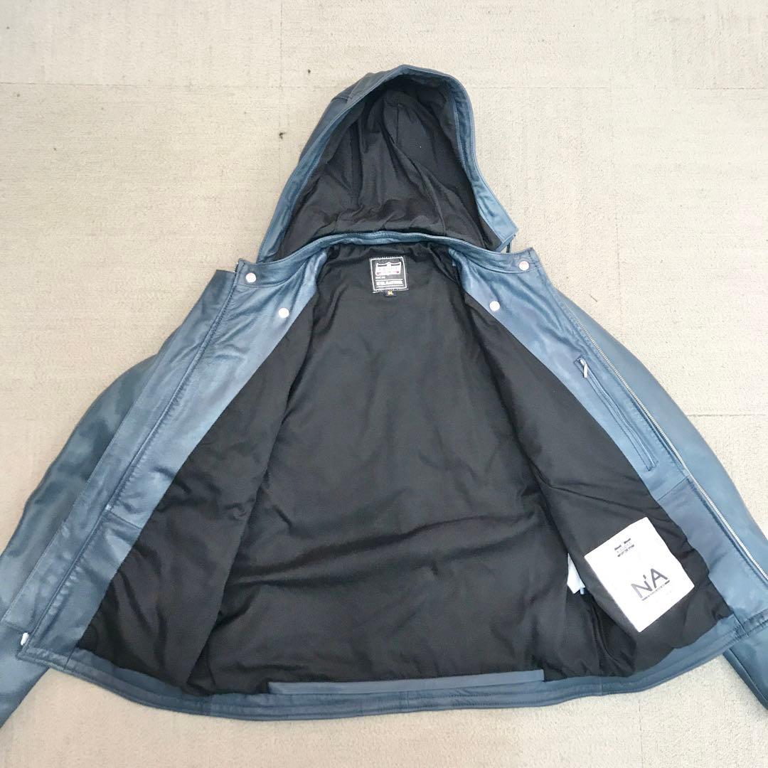 カドヤ レザージャケット 3L ライダース ブラック ロックキャップ S3254