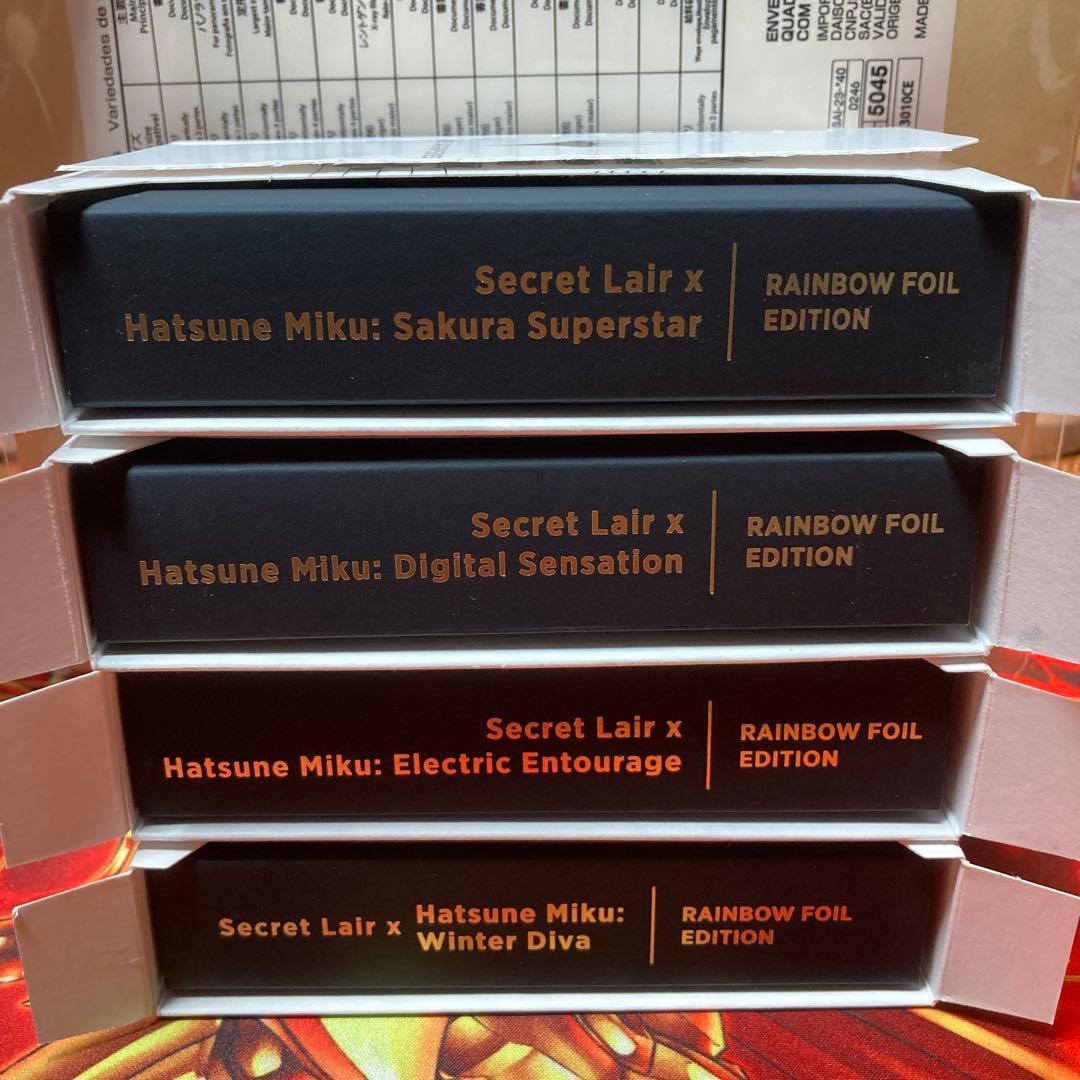 初音ミク MTG secret lair 春夏秋冬セット 英語語foil