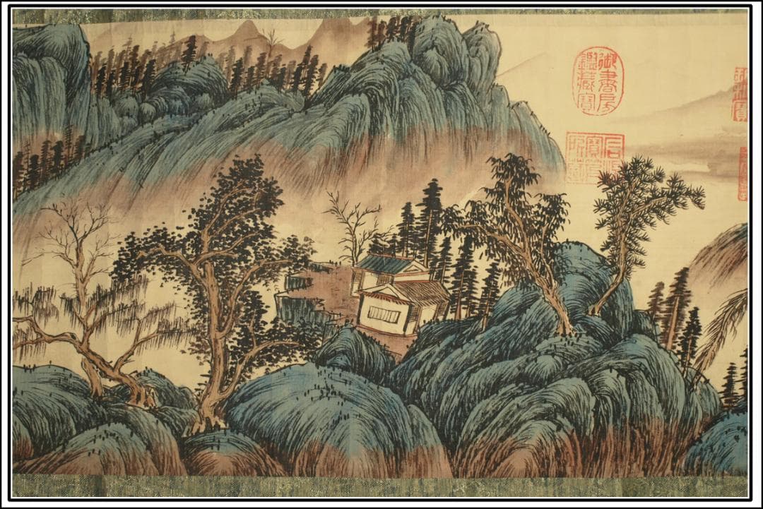 骨董市仕入れ品　中国宋時代の掛軸　激安骨董品　肉筆保証 BD422A11-6