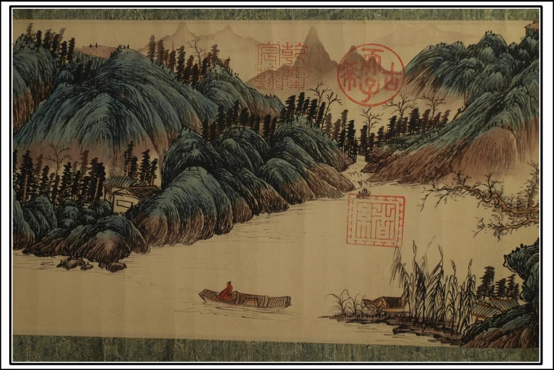 骨董市仕入れ品　中国宋時代の掛軸　激安骨董品　肉筆保証 BD422A11-6