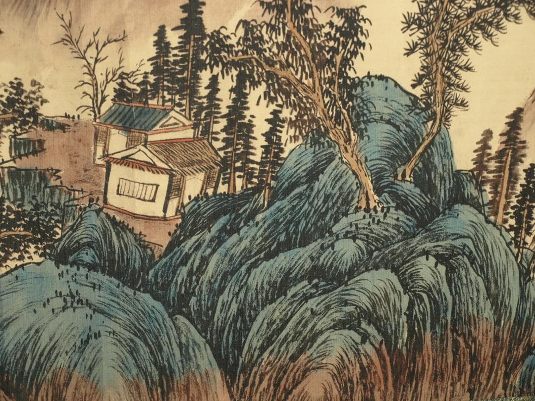 骨董市仕入れ品　中国宋時代の掛軸　激安骨董品　肉筆保証 BD422A11-6