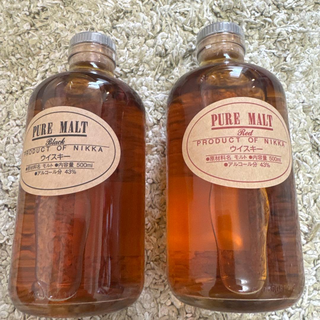 NIKKA ピュアモルトウイスキー 余市蒸留所限定2本