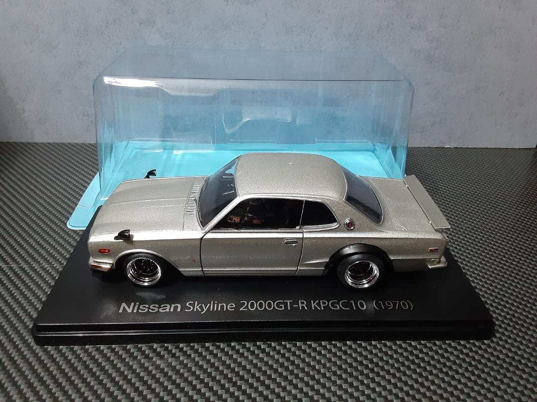 Hachette 1/24 日産 箱スカ GT-R カスタム改 ワタナベガンメタ