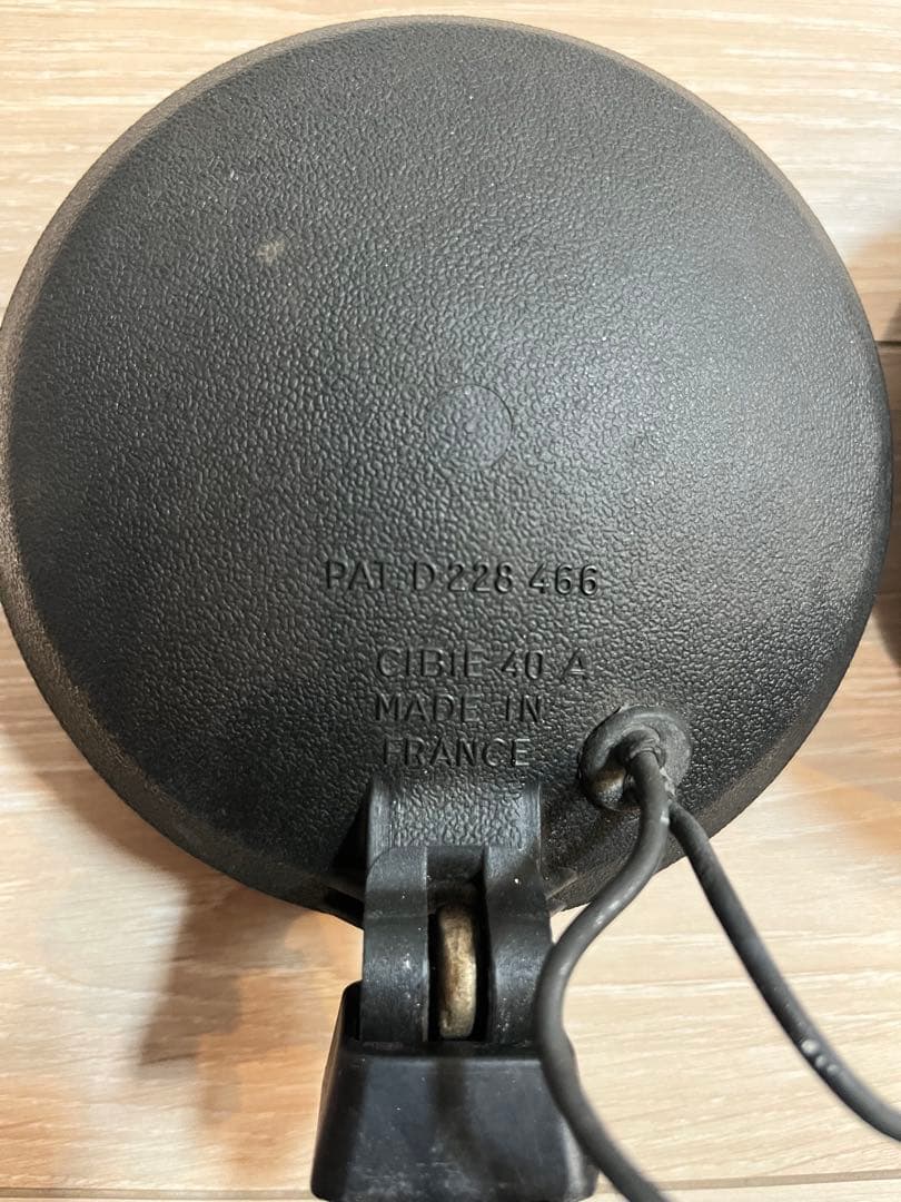 当時物　CIBIE フォグランプ ライト径120φ 丸型　デュアルカウル