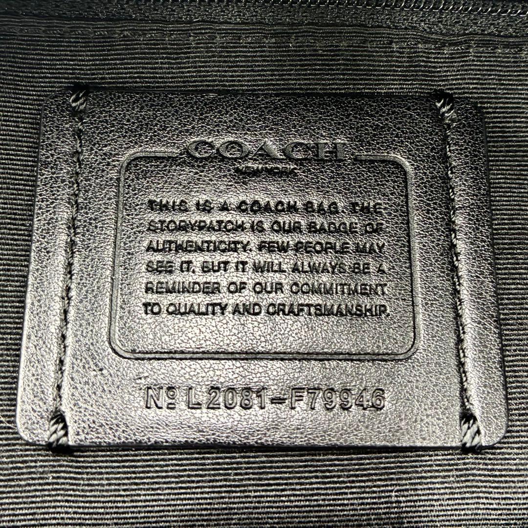 ✨美品✨コーチ　ローアンサッチェル　ショルダーバッグ 2way レザー　ブラック