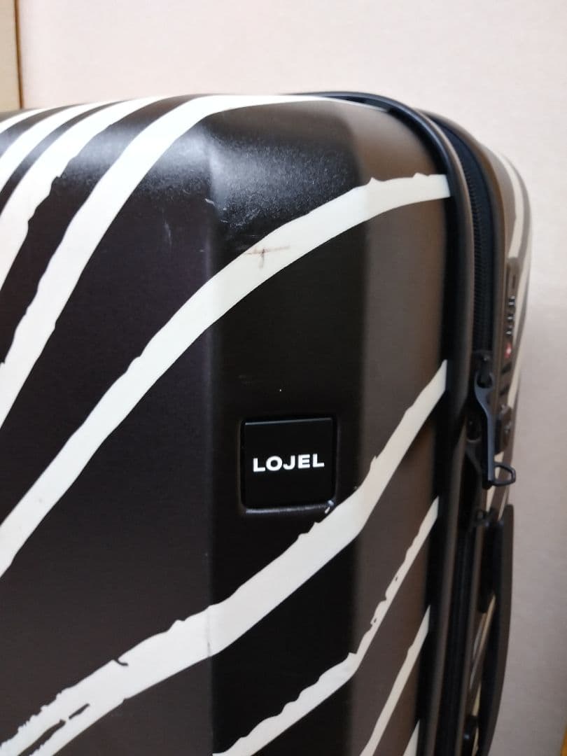 【ブランド保存袋有！】lojel ロジェールスーツケース ゼブラ柄 レア