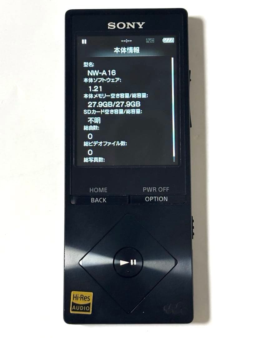 【完品】SONY WALKMAN NW-A16 32GB 極美品 ハイレゾ対応