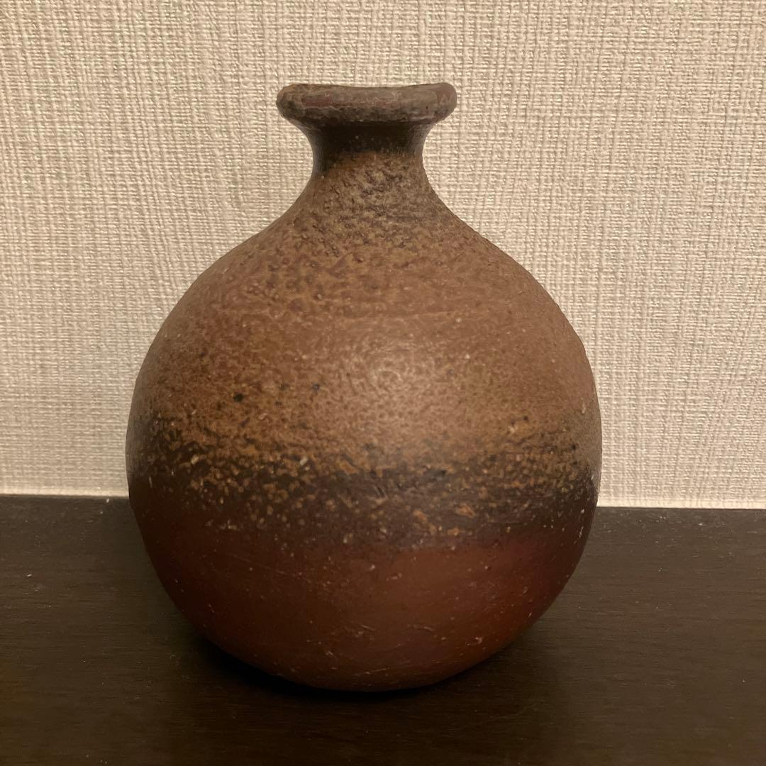 備前焼 柴岡絋一 備前焼徳利 未使用