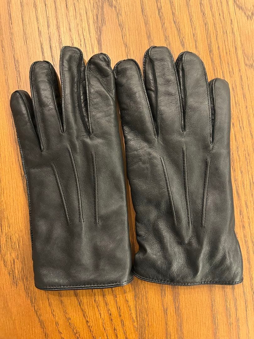 yamaDENTS ブラック レザー手袋 サイズ8