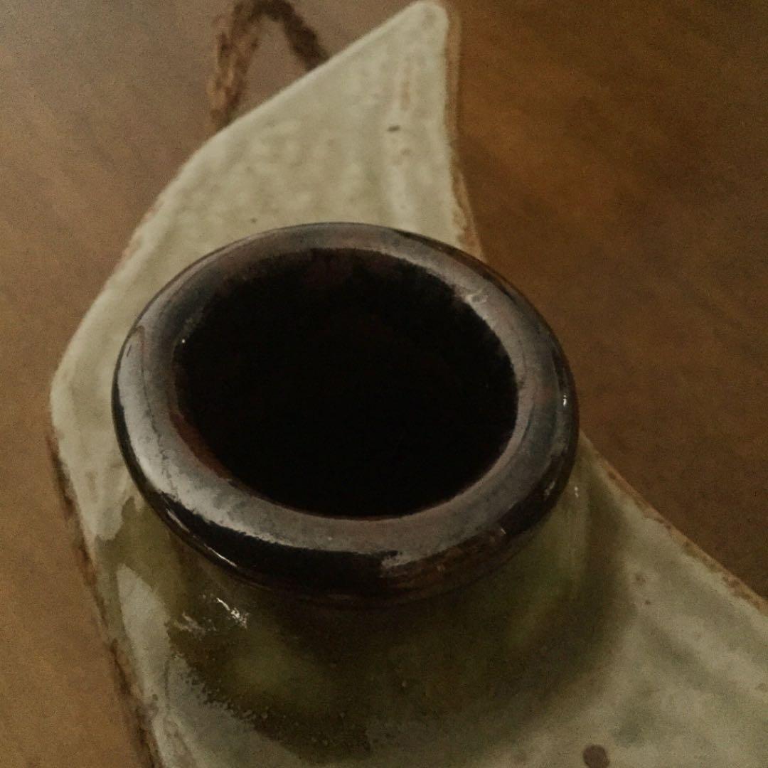 茂生窯 上江洲茂生（うえずしげお） 抱瓶（だちびん）沖縄やちむん 壺屋焼