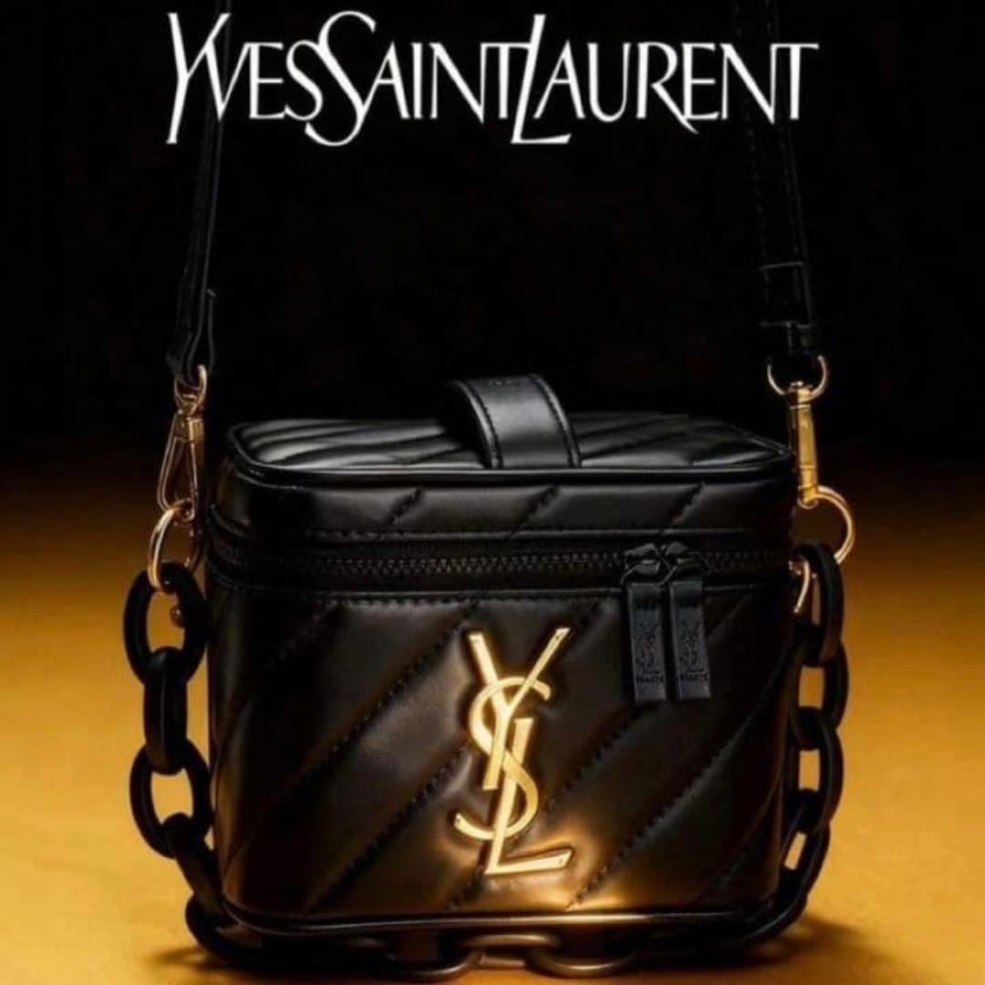 新品　イヴサンローラン　バニティポーチ YSL メイクボックス　ショルダーバッグ