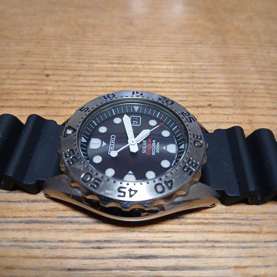 ケ*5様 SEIKO 【稼働品】ソーラー　200m ダイバーズウォッチ