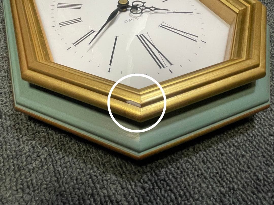 WAKO 八角形掛時計 掛け時計　ワコウ