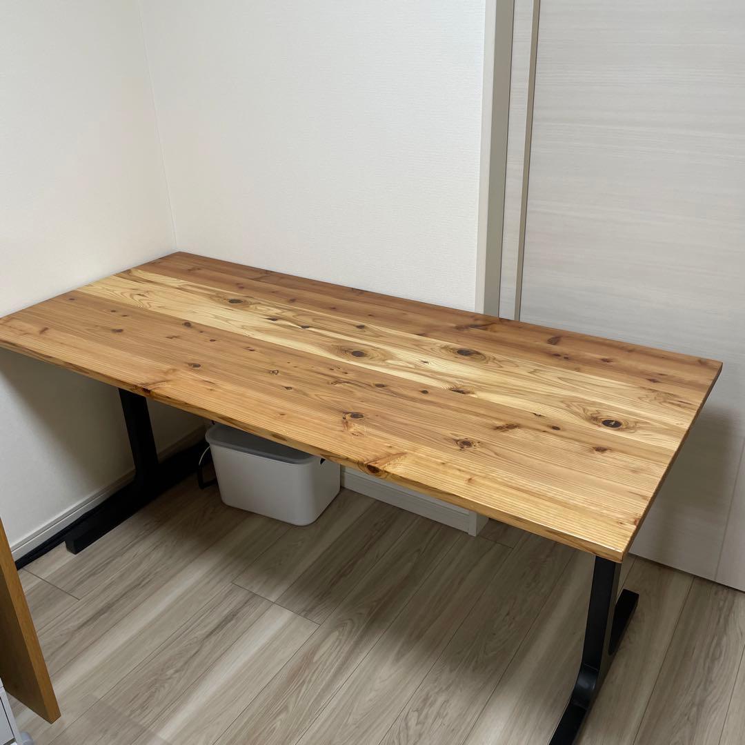 【値下げ】KANADEMONO 杉無垢材デスク