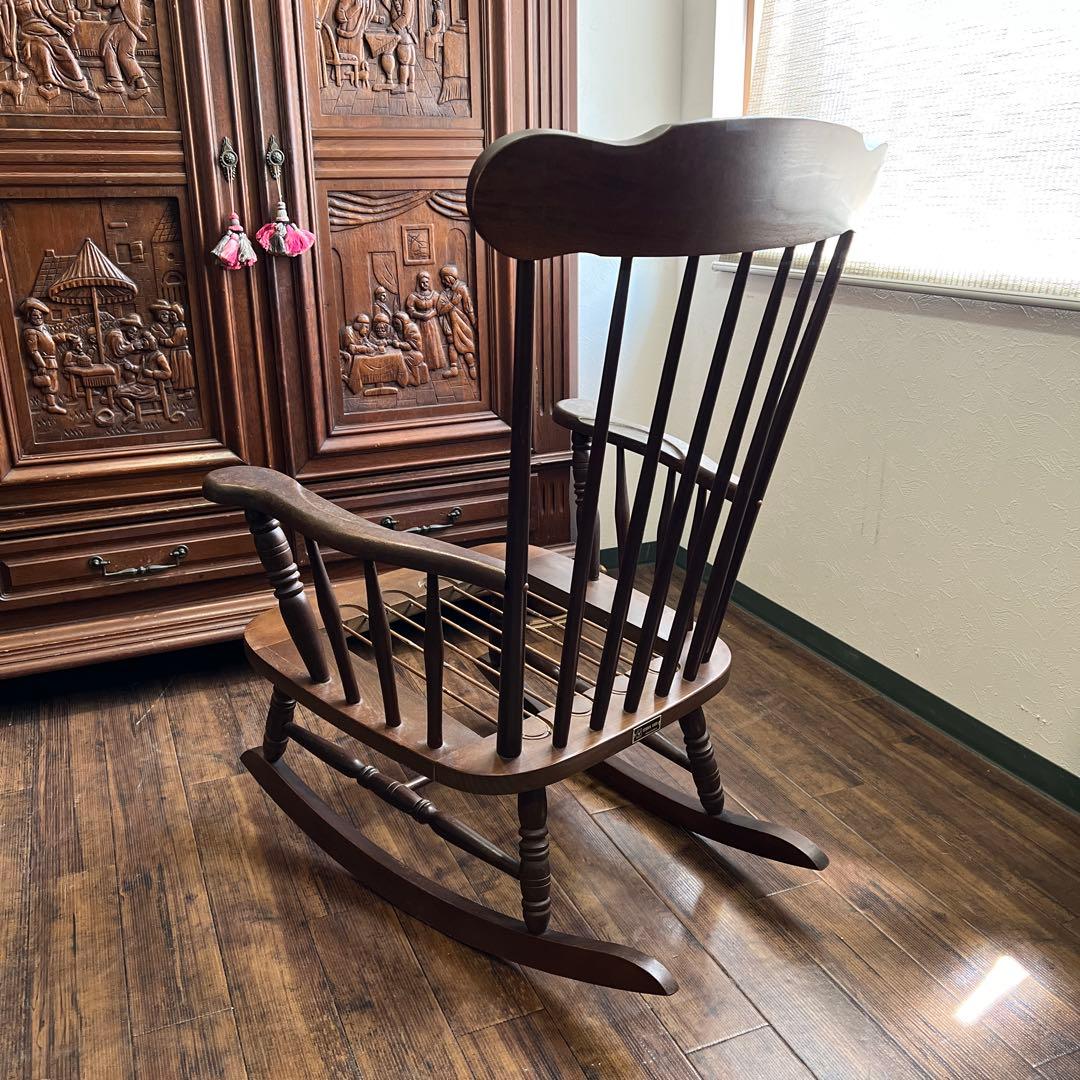 k365r120 和製ヴィンテージ ロッキングチェア 座面クッションなし