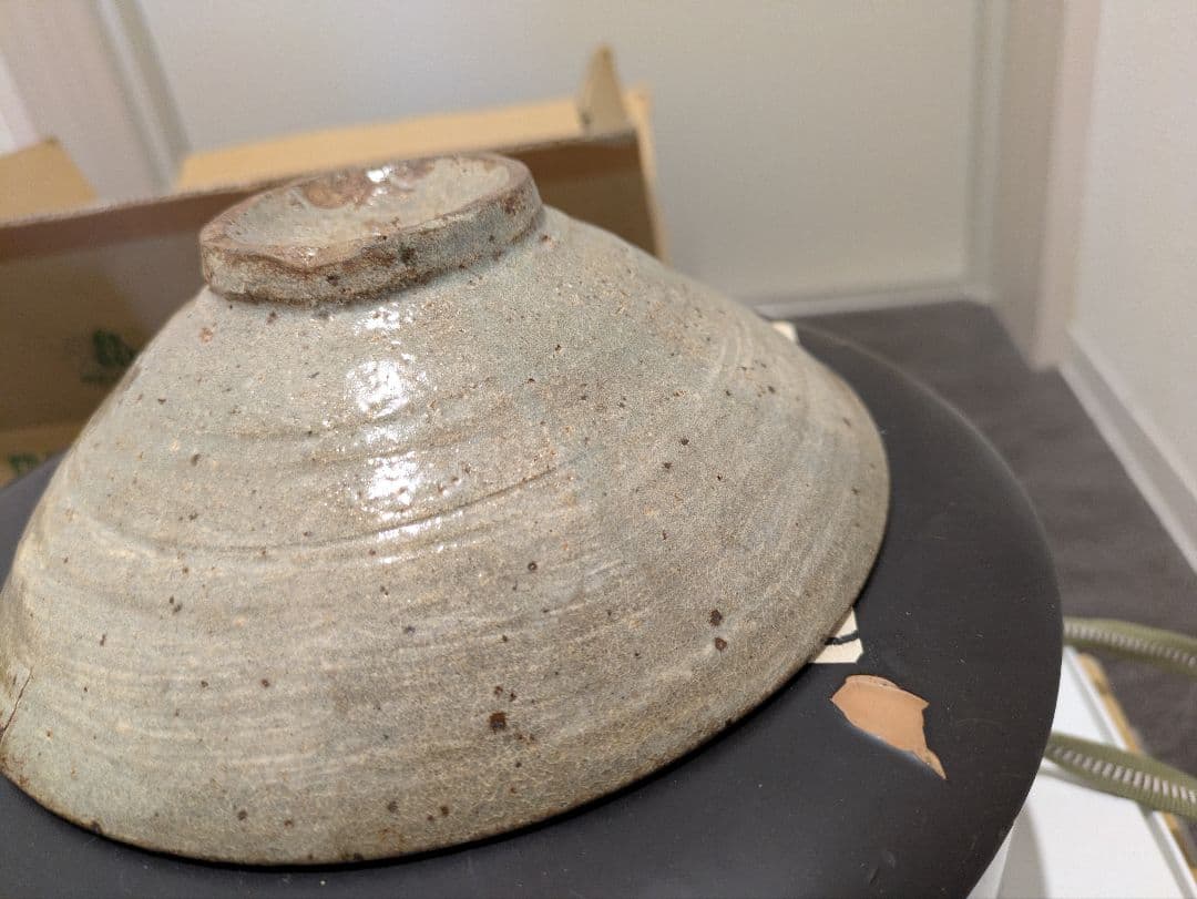 時代物　李朝　三島　高麗　平茶碗　夏茶碗　古美術品