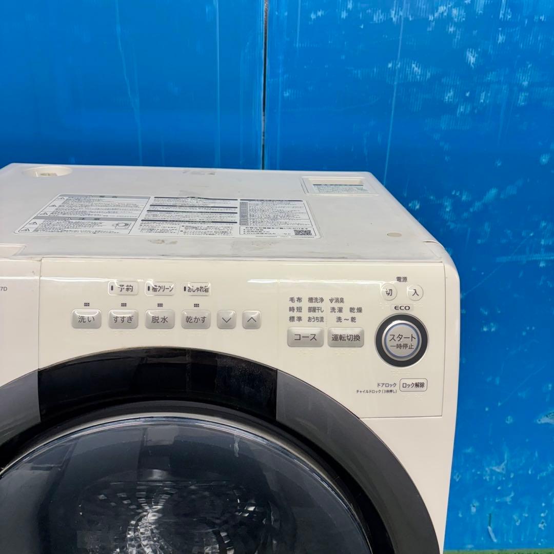 651 美品　大人気　シャープ　ドラム式洗濯機　家庭用　配送設置無料　保証込み