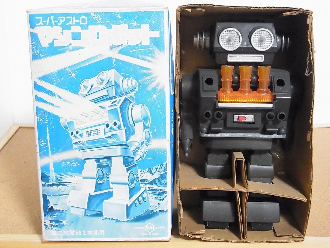 未使用 ニューアクショントーイ スーパーアストロ マシンロボット ブリキ