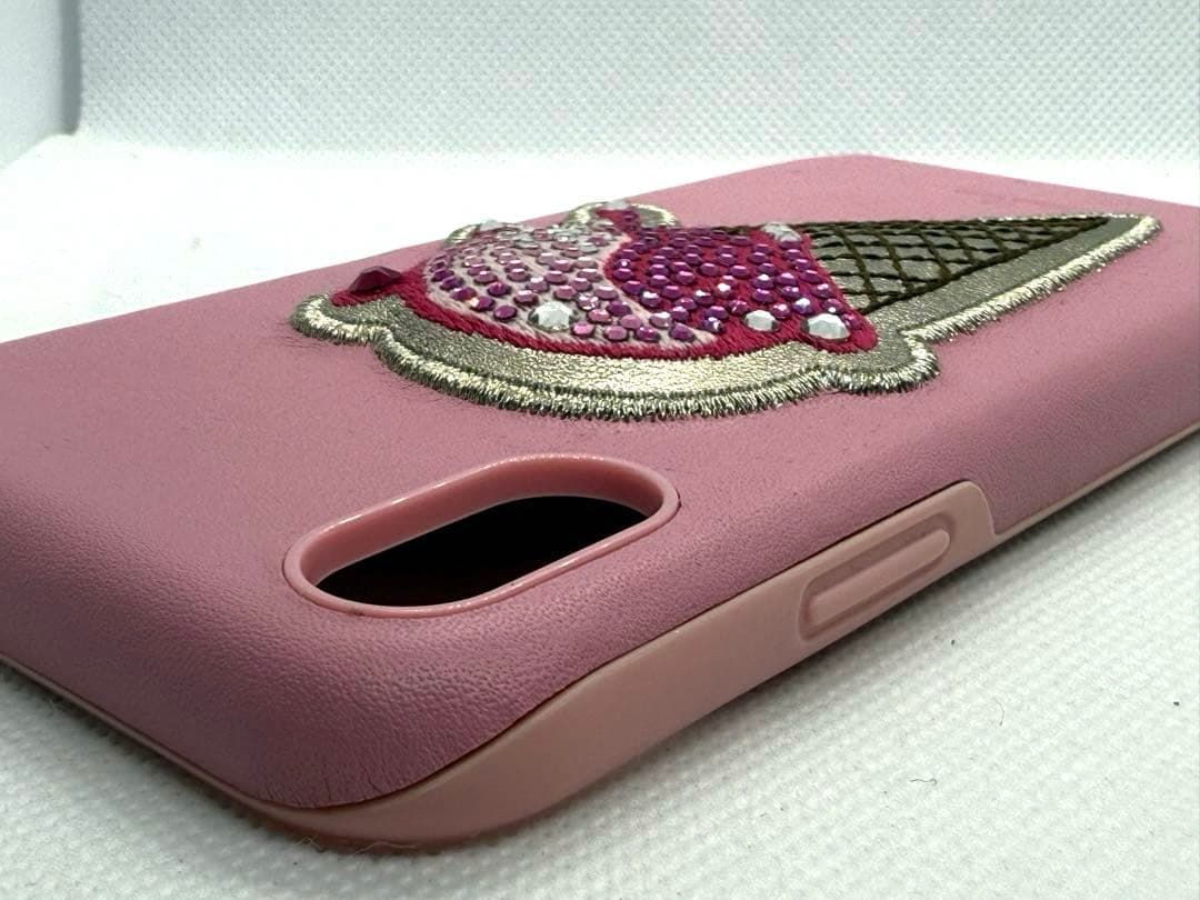 SWAROVSKI スワロフスキー iPhoneX XS アイスクリーム ケース
