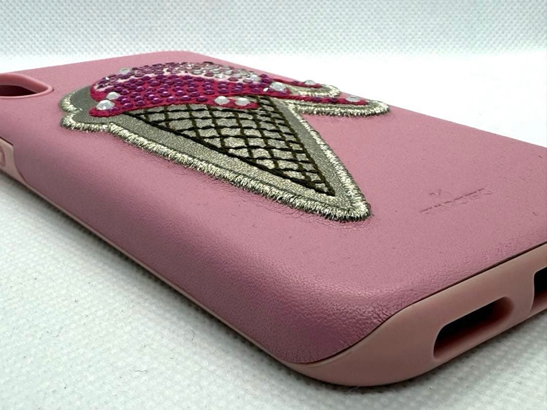 SWAROVSKI スワロフスキー iPhoneX XS アイスクリーム ケース