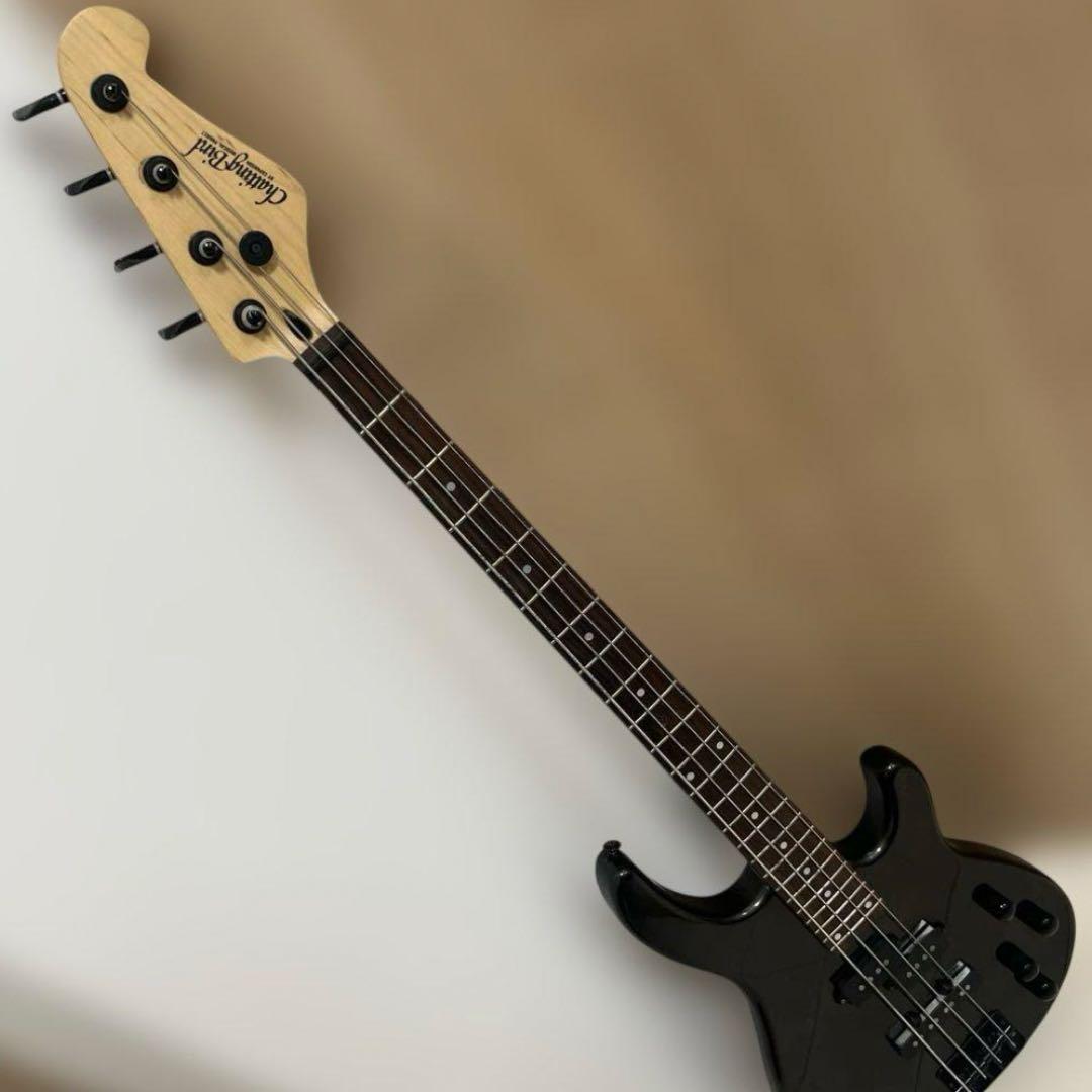 【美品】カッティングバード エレキベース ブラックCHATTING BIRD